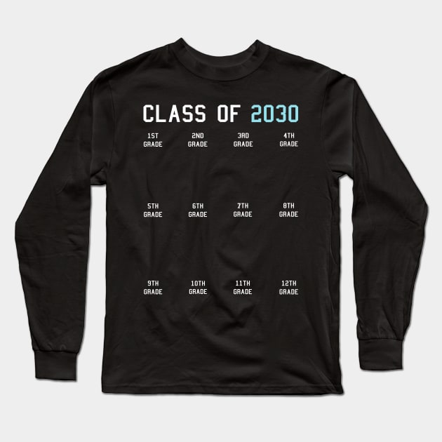 Class of 2030 Grow With Me Long Sleeve T-Shirt by KsuAnn